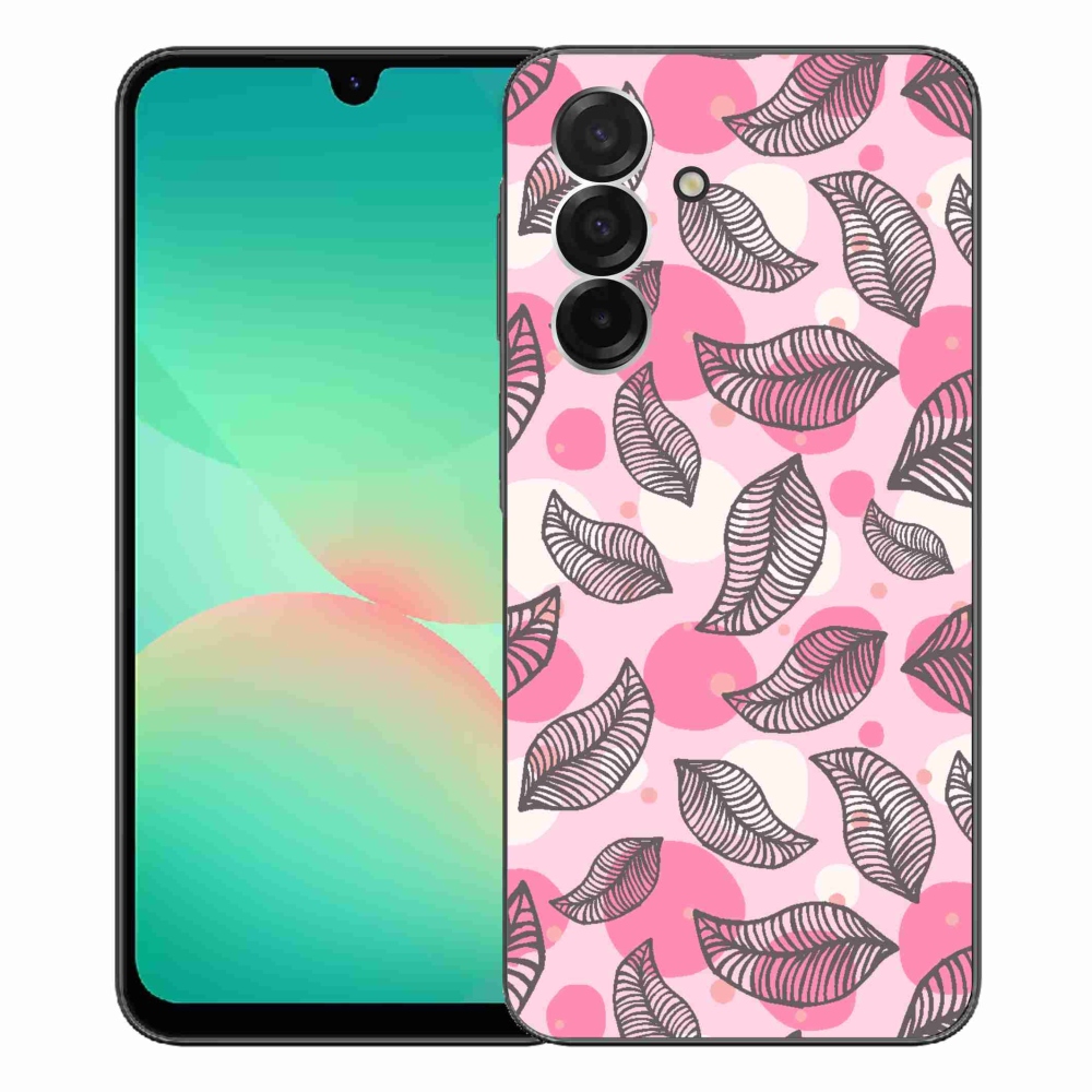 Gelový kryt mmCase na Samsung Galaxy A26 5G - kreslené padající listy