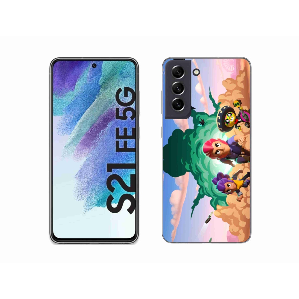 Gelový kryt mmCase na Samsung Galaxy S21 FE 5G - brawl stars