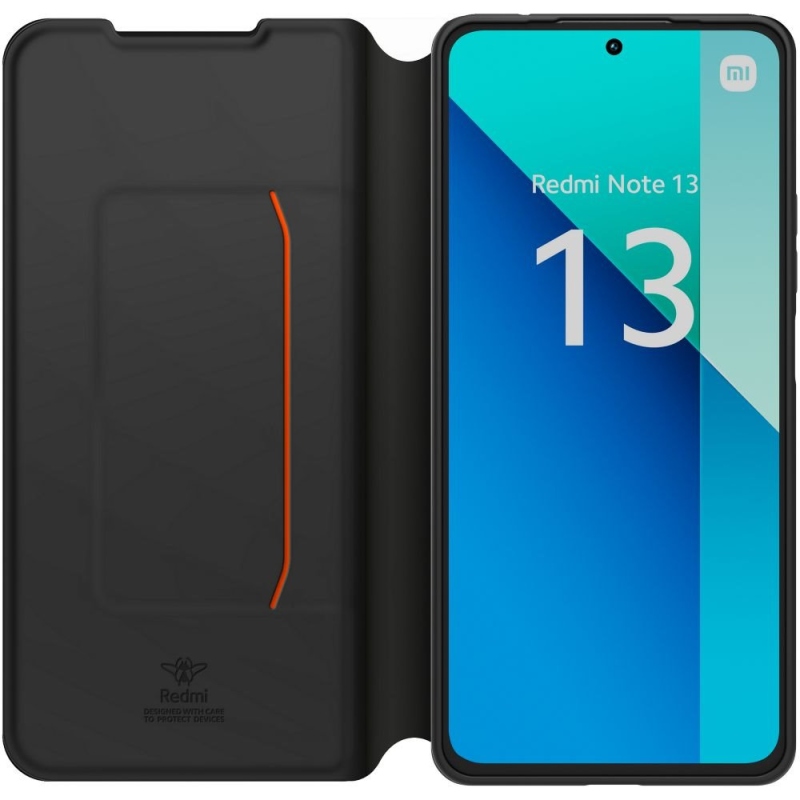 Made for Xiaomi Book Pouzdro s Poutkem pro Xiaomi Redmi Note 13 4G Black