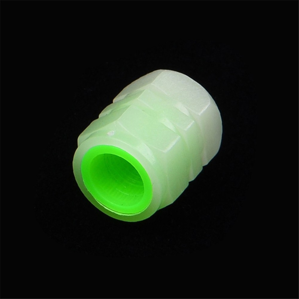 Svítící krytky ventilků kol pro auto, motorku a kolo - 4 ks