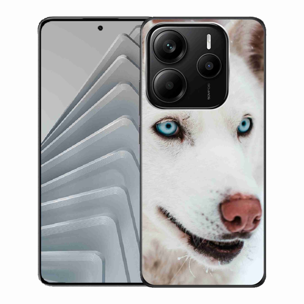 Gelový kryt mmCase na Xiaomi Redmi Note 14 5G - psí pohled