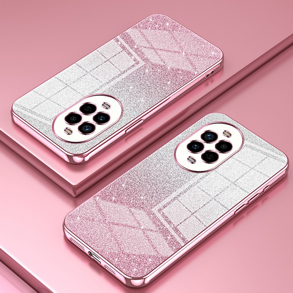 Cut gelový třpytivý obal na Huawei Nova 13 Pro 5G - růžový