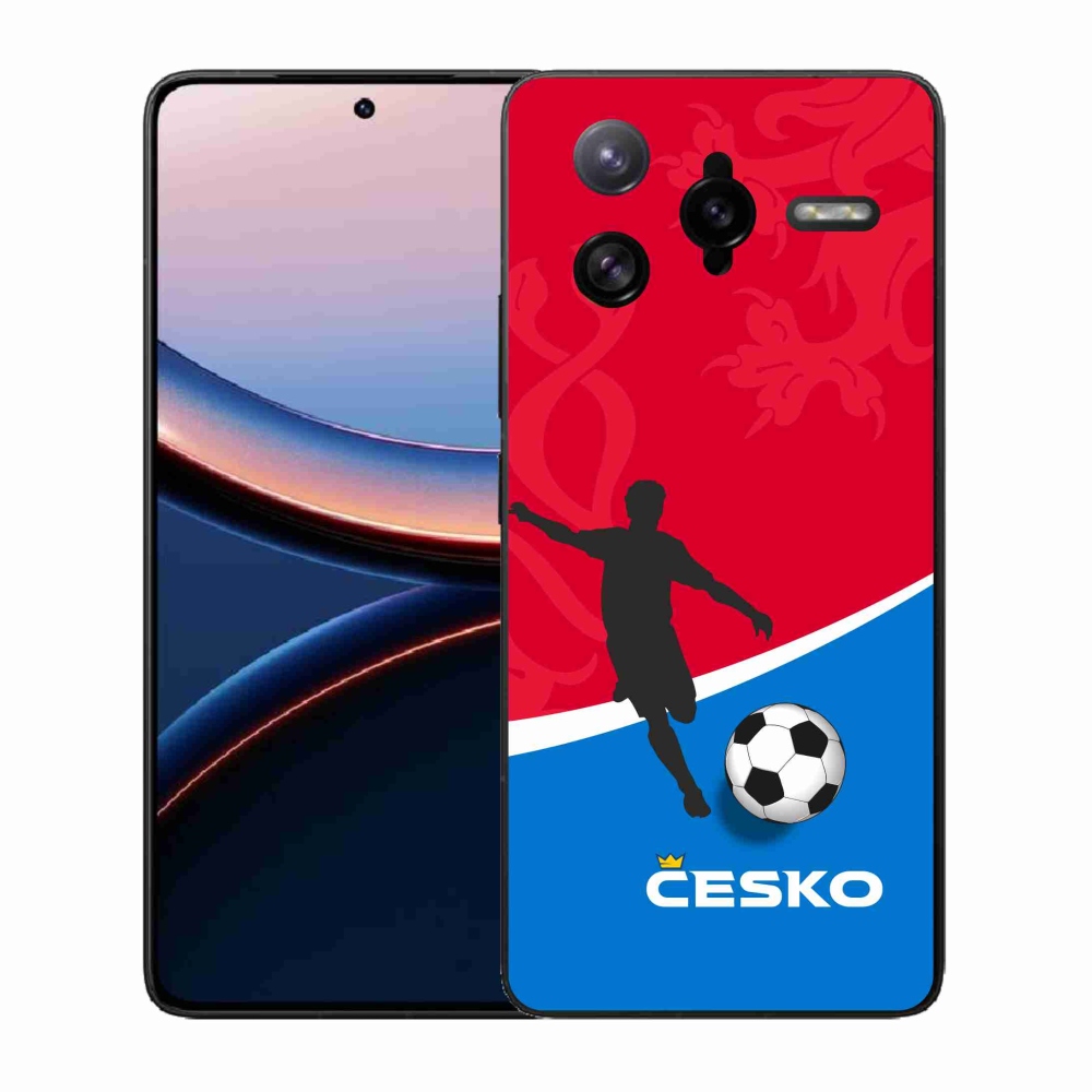 Gelový kryt mmCase na Xiaomi Poco F7 Ultra - fotbal Česko