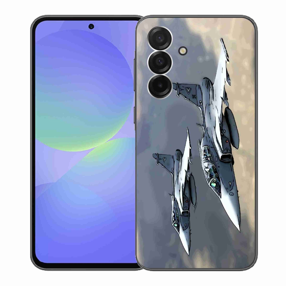 Gelový kryt mmCase na Samsung Galaxy A36 5G - stíhačky