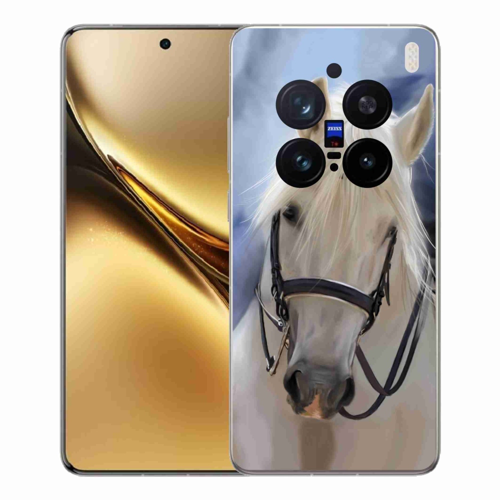 Gelový kryt mmCase na Vivo X200 Pro 5G - bílý kůň