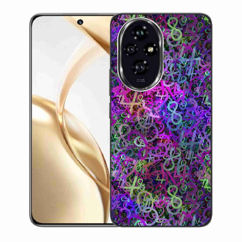 Gelový kryt mmCase na Honor 200 5G - abstraktní motiv 25