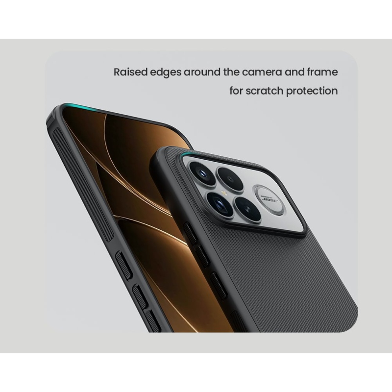 Nillkin Super Frosted PRO Magnetic Zadní Kryt pro Poco F8 Ultra Black