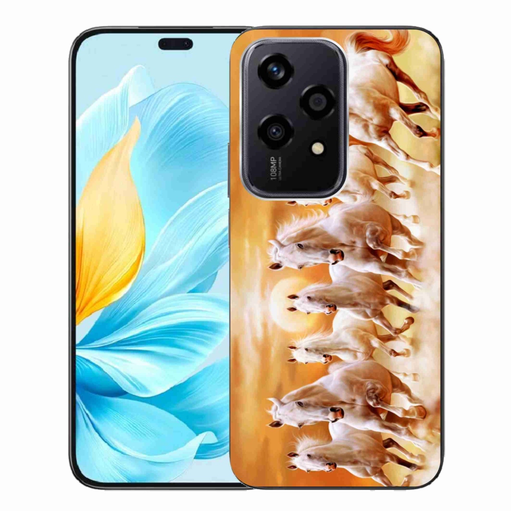 Gelový obal mmCase na Honor 200 Lite 5G - koně 2