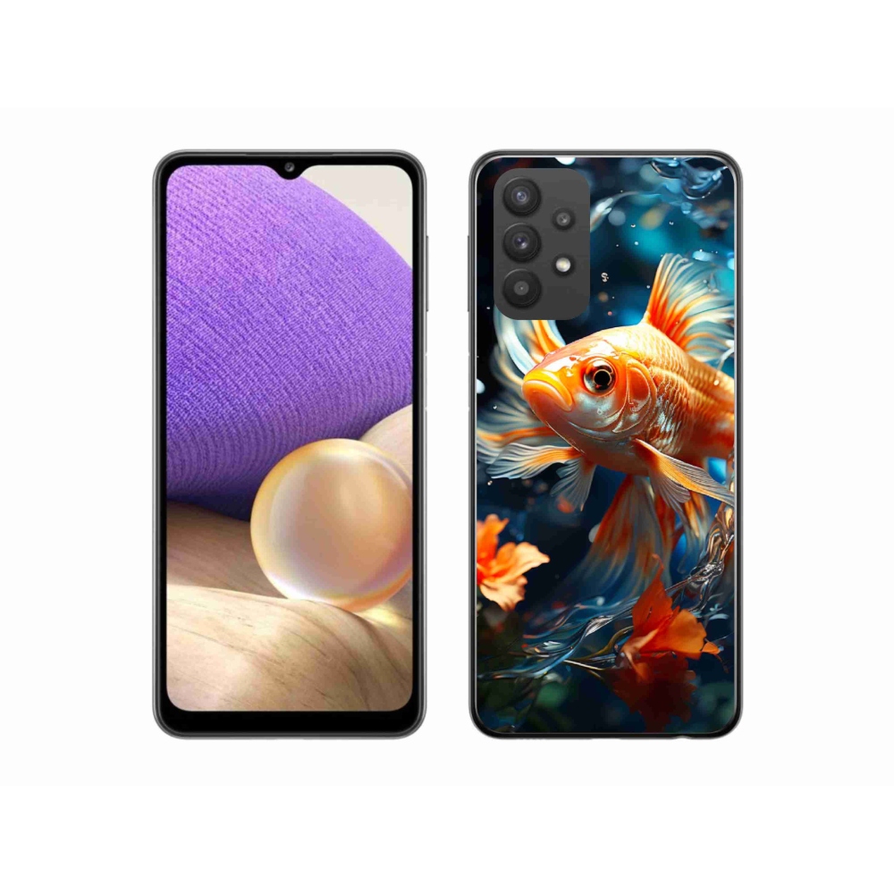 Gelový kryt mmCase na Samsung Galaxy A32 5G - rybka