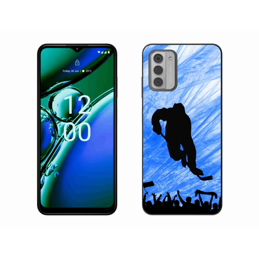 Gelový kryt mmCase na Nokia G42 - hokejový hráč