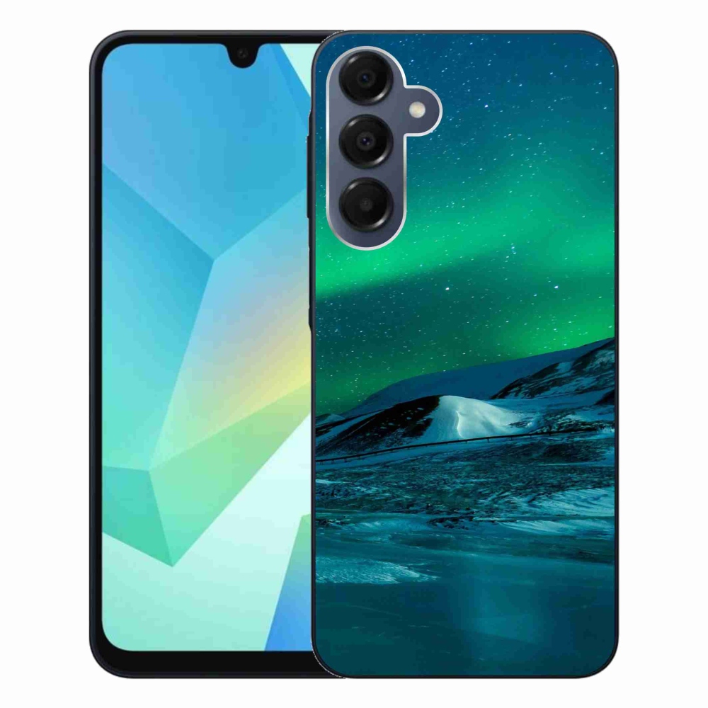 Gelový kryt mmCase na Samsung Galaxy A16 4G/5G - polární záře