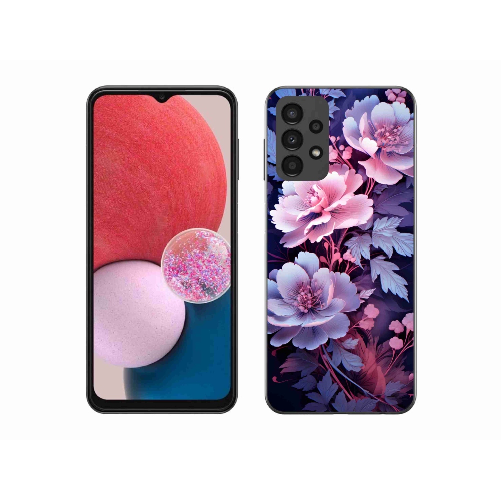 Gelový kryt mmCase na Samsung Galaxy A13 4G - květiny 11
