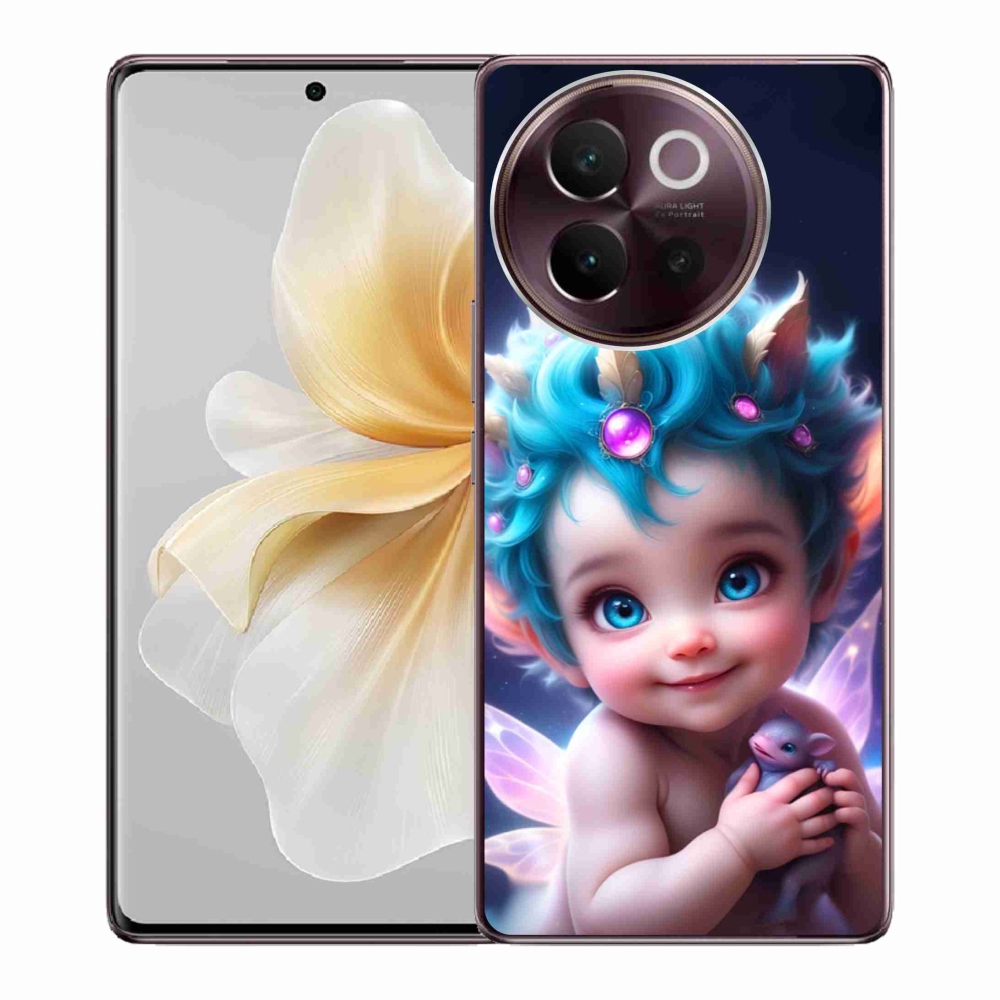 Gelový kryt mmCase na Vivo V40 Lite 5G - dítě s motýlími křídly