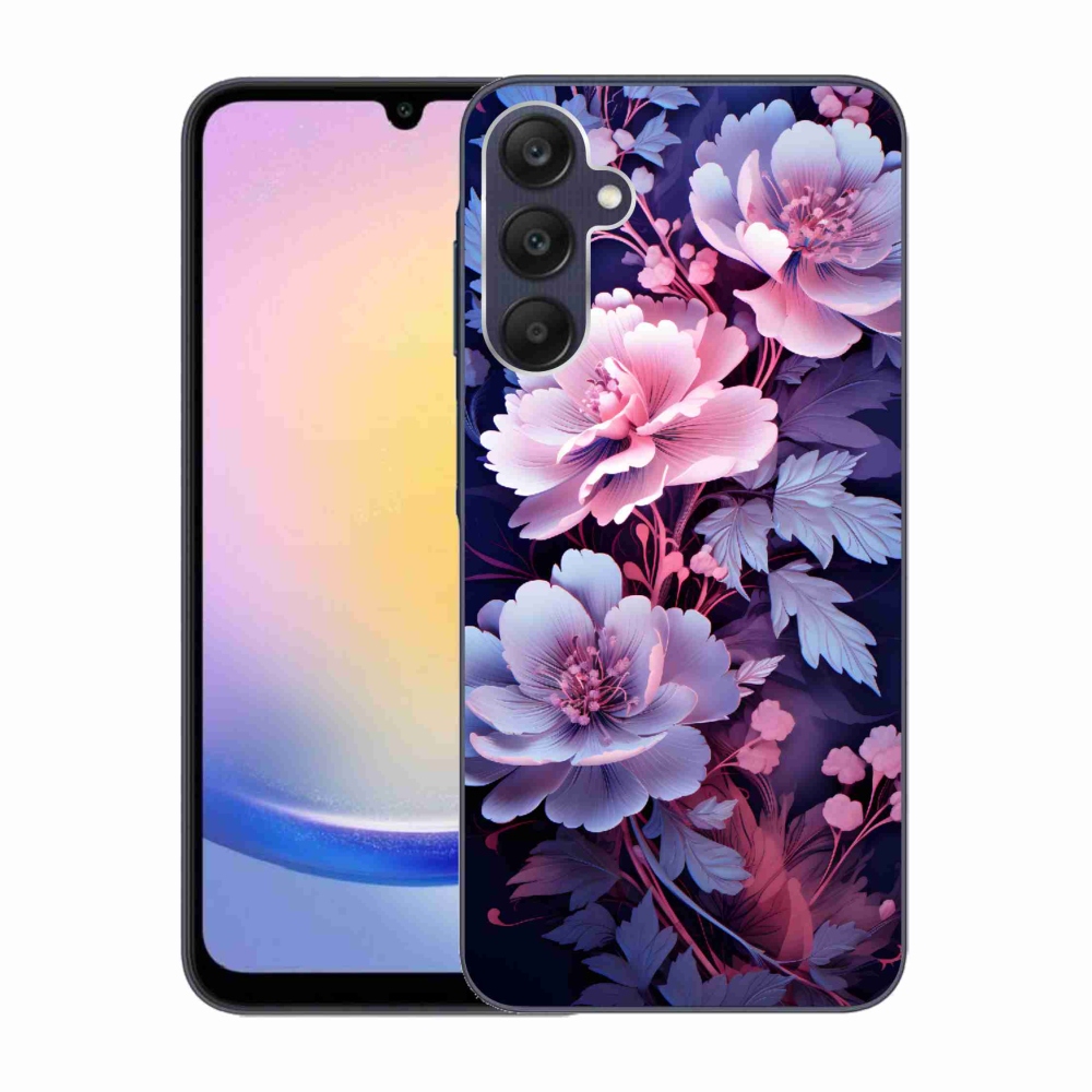 Gelový kryt mmCase na Samsung Galaxy A25 5G - květiny 11