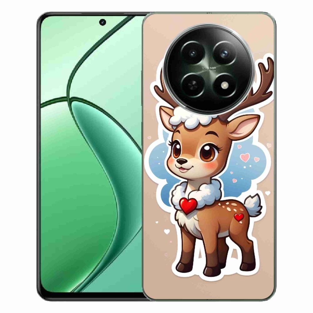 Gelový kryt mmCase na Realme 12 5G/12x 5G - kreslený sob