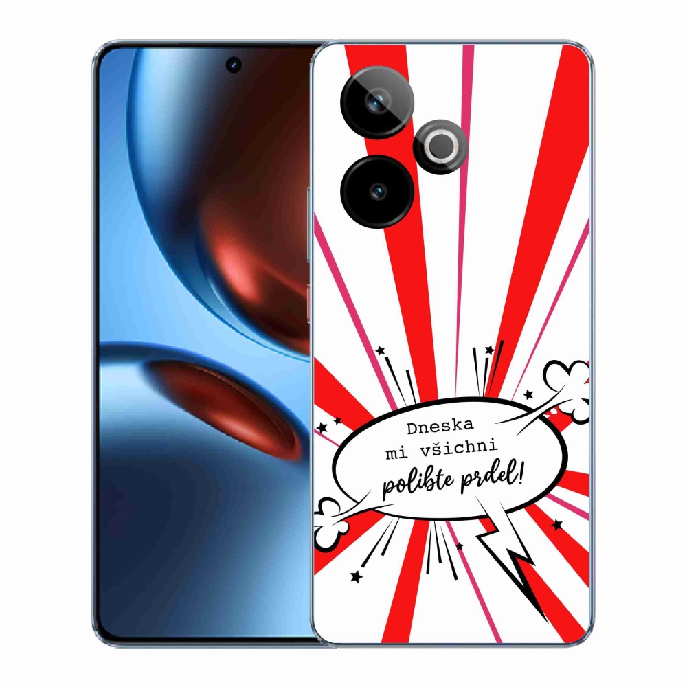 Gelový kryt mmCase na Realme GT 7 5G/GT 7T 5G - vtipný text 15 bílé pozadí
