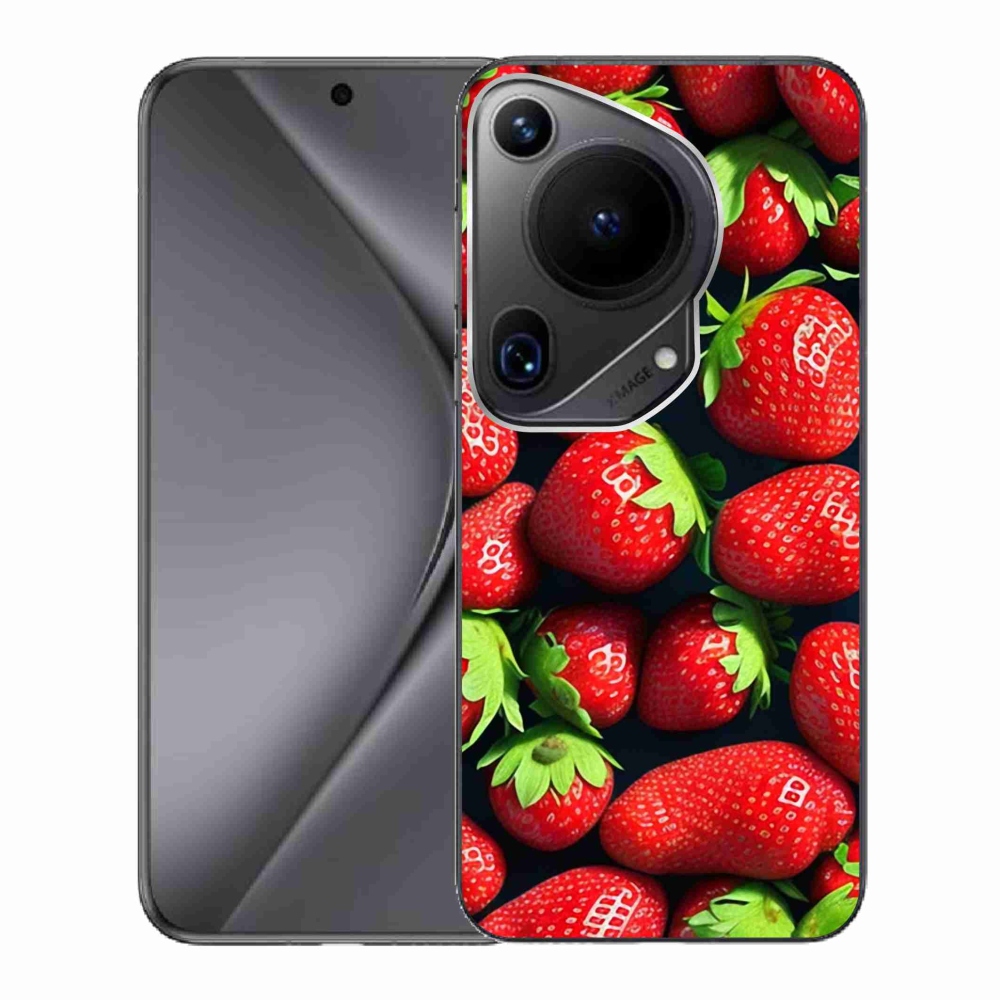 Gelový kryt mmCase na Huawei Pura 70 Ultra - jahody