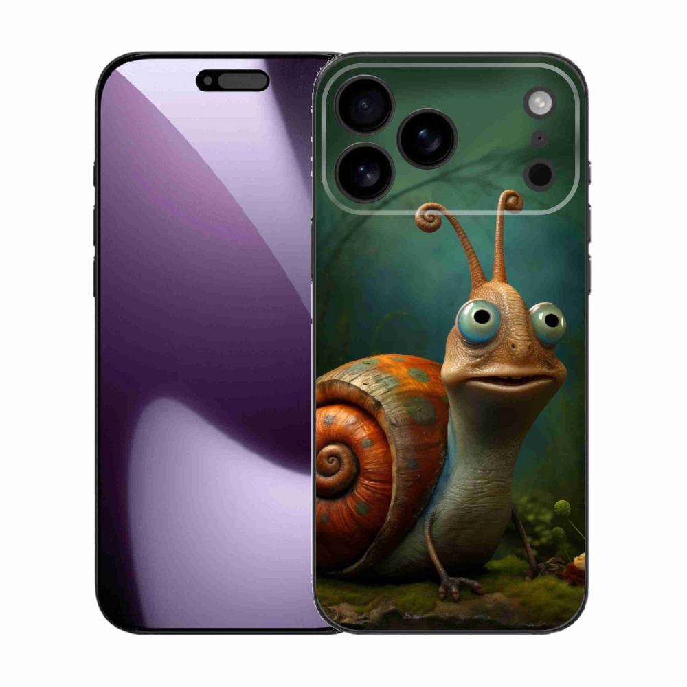 Gelový kryt mmCase na iPhone 17 Pro Max - šnek