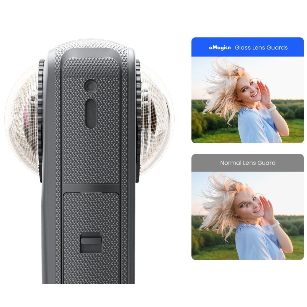 AMAGISN ochranné sklo objektivu pro Insta360 X4 Air, 2 ks