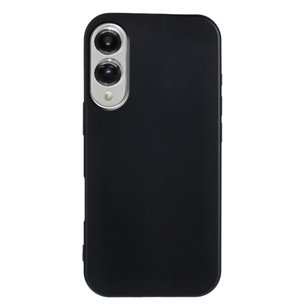 Matný gelový obal na Samsung Galaxy S25 Edge - černý