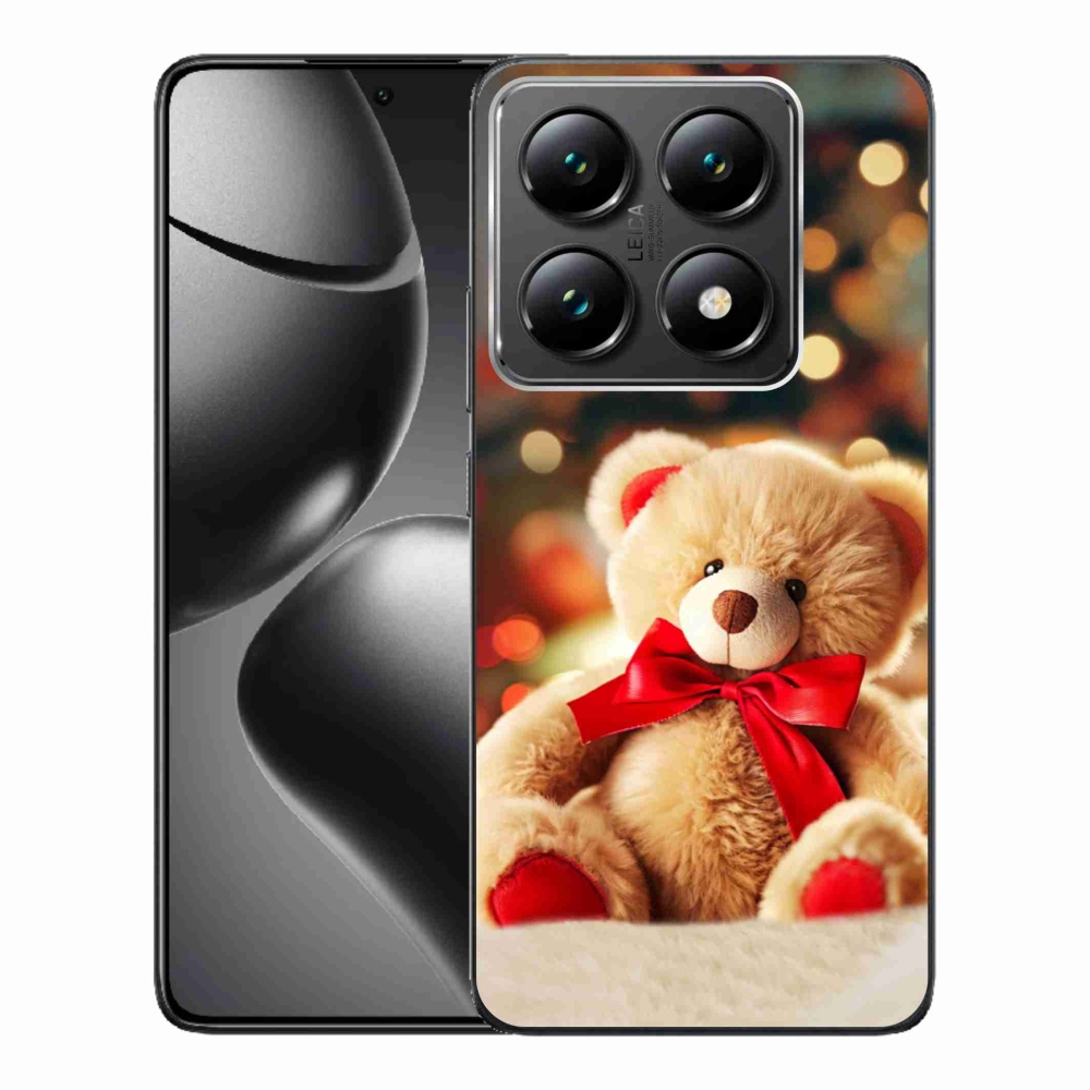 Gelový kryt mmCase na Xiaomi 14T Pro - plyšový medvídek