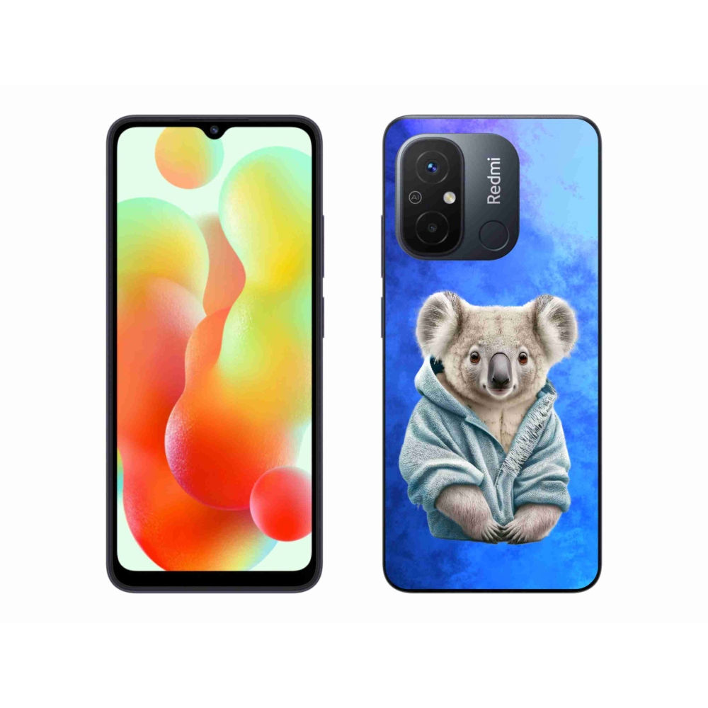 Gelový kryt mmCase na Xiaomi Redmi 12C - koala ve svetru