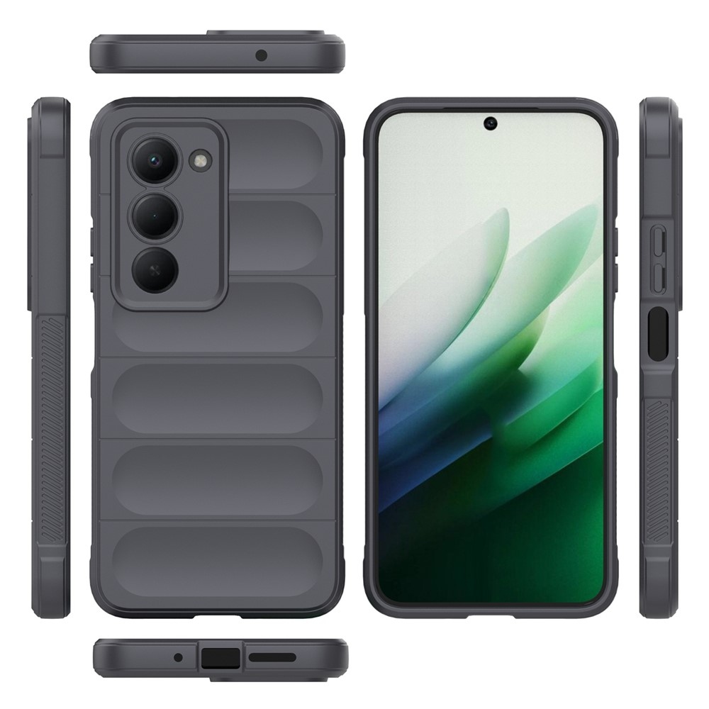 Rugg odolný gelový obal na Xiaomi Redmi 15 5G (169mm) - tmavěšedý