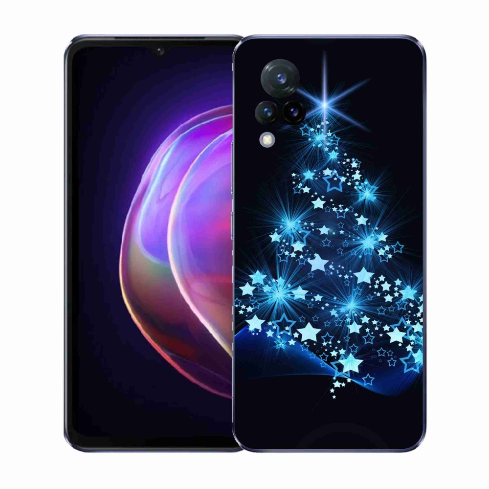 Gelový kryt mmCase na Vivo V21 4G/5G - vánoční stromek