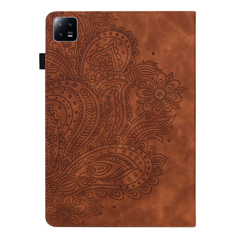 Imprint zavírací pouzdro na Xiaomi Pad 6 - hnědé