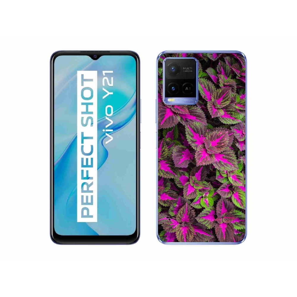 Gelový kryt mmCase na Vivo Y21/Y21s/Y33s - květiny 10