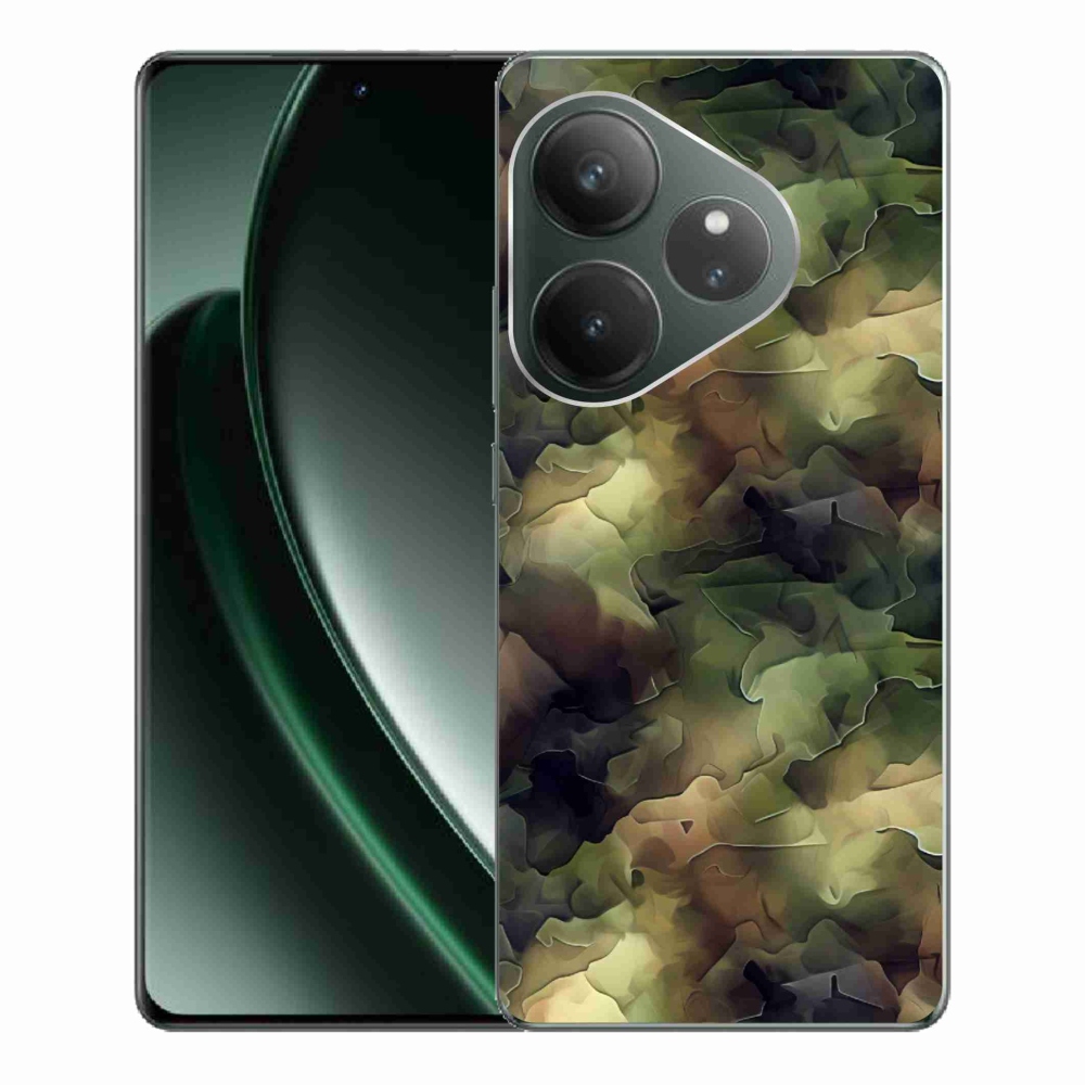 Gelový kryt mmCase na Realme GT 6 5G/GT 6T 5G - maskáčový vzor 10
