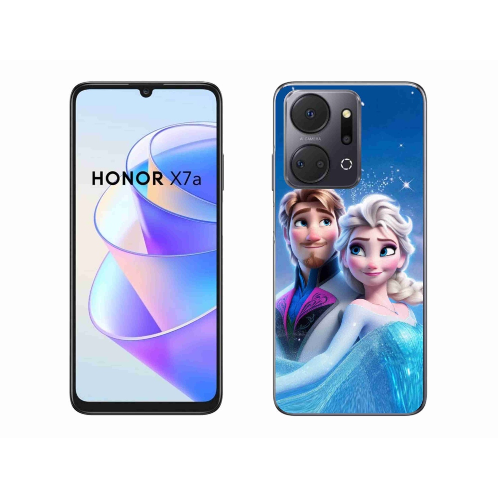 Gelový kryt mmCase na Honor X7a - ledové království 1