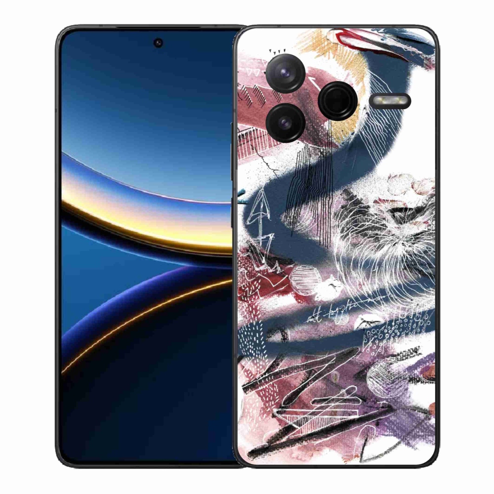 Gelový kryt mmCase na Xiaomi Poco F7 Pro - abstraktní motiv 28