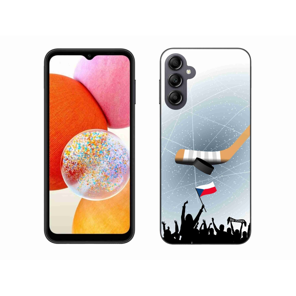 Gelový kryt mmCase na Samsung Galaxy A14 4G/5G - fanoušci hokeje