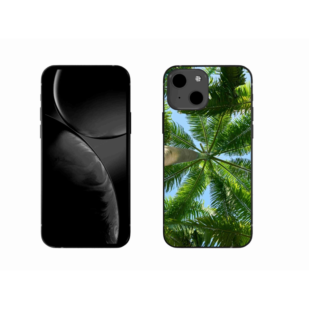 Gelový kryt mmCase na iPhone 13 6.1 - palmy