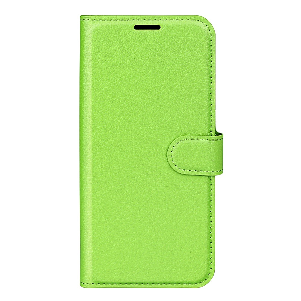 Litchi knížkové pouzdro na Xiaomi Redmi Note 14S - zelené