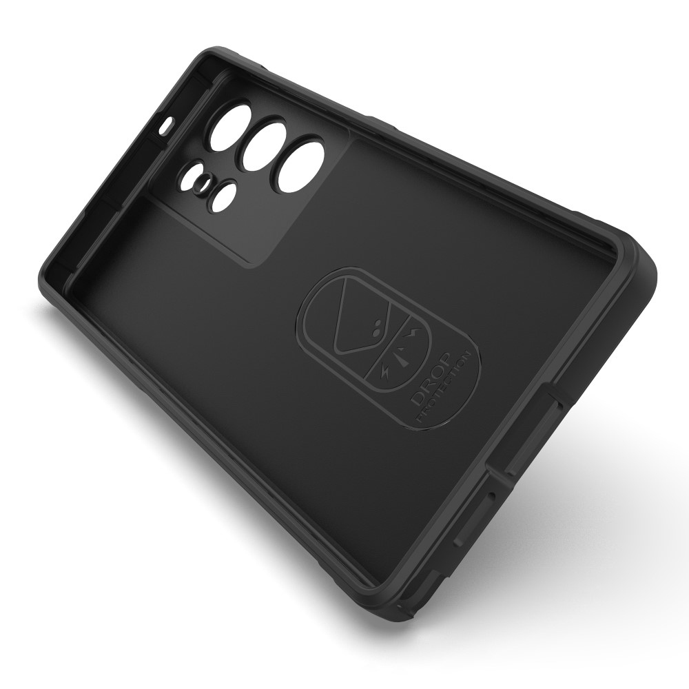 Rugg odolný gelový obal na Samsung Galaxy S25 Ultra - černý