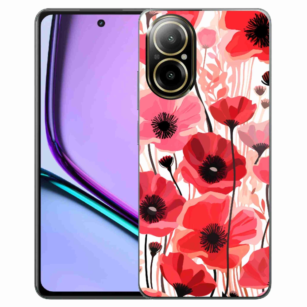 Gelový kryt mmCase na Realme C67 - vlčí mák 1