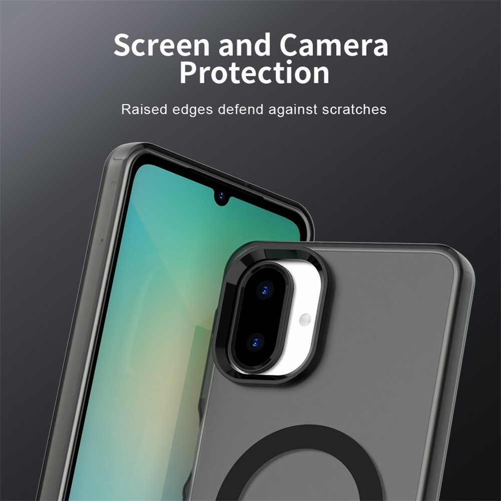Candy gelový obal MagSafe pro Samsung Galaxy A07 4G - černý