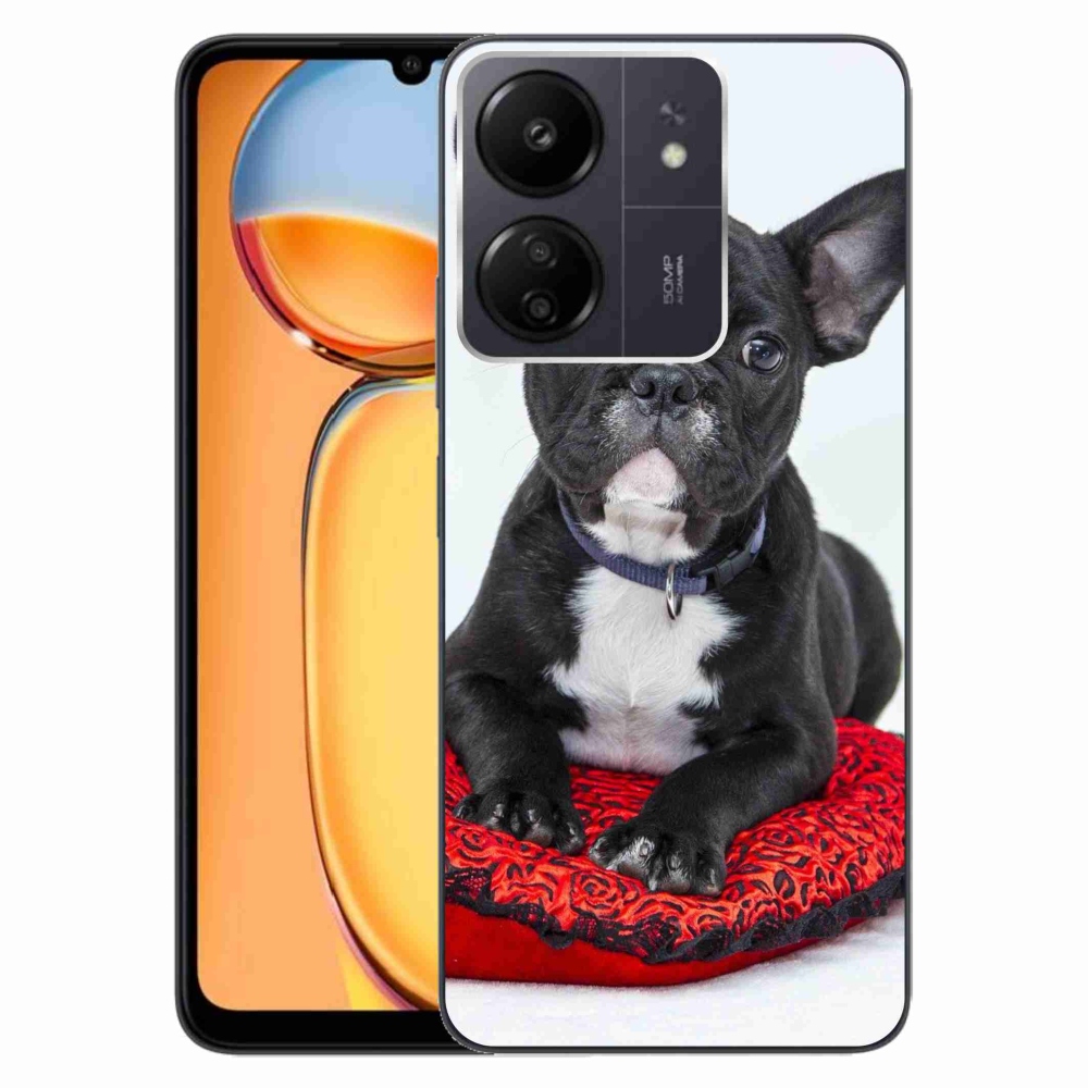 Gelový obal mmCase na Xiaomi Poco C65/Redmi 13C - buldok