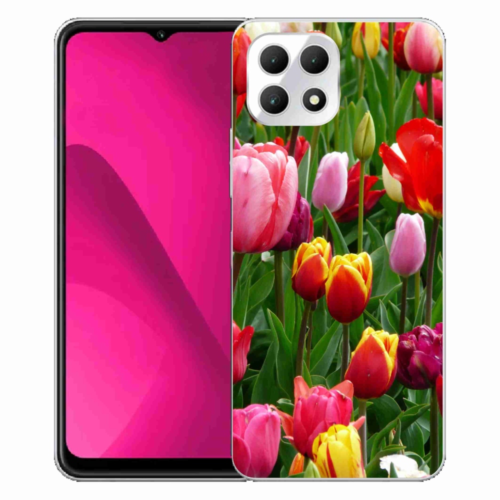 Gelový kryt mmCase na T-Mobile T Phone 2 - tulipány