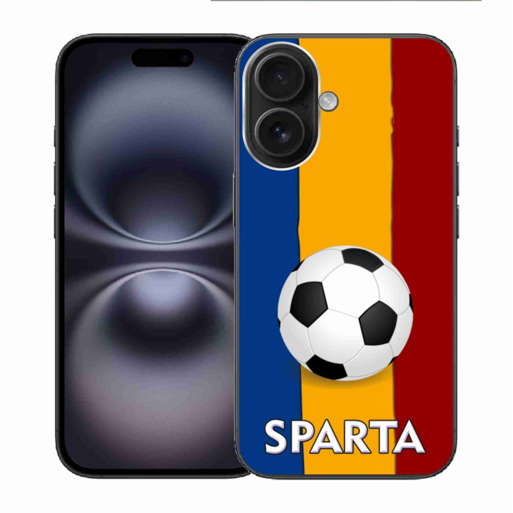 Gelový kryt mmCase na iPhone 16 - fotbal 1