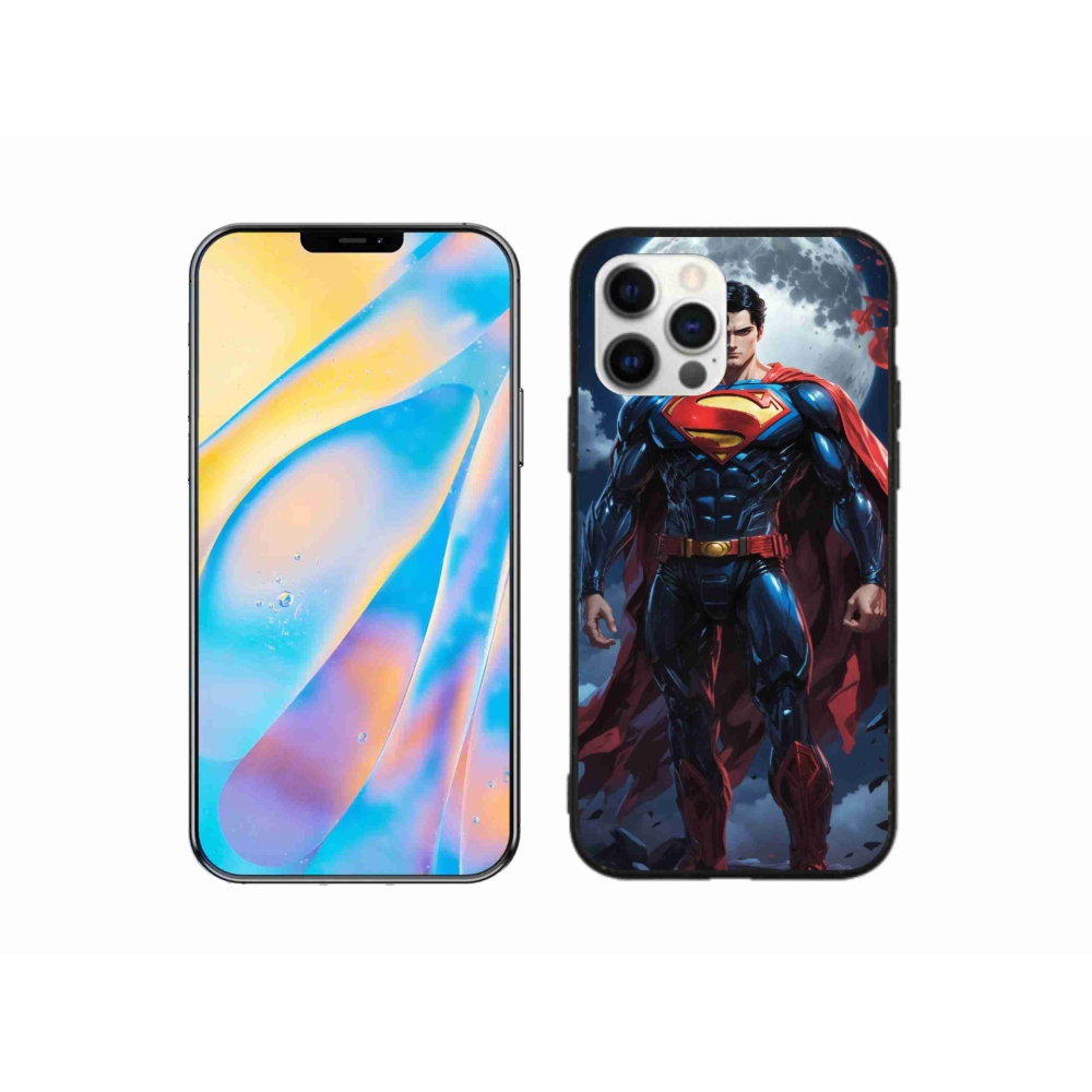 Gelový kryt mmCase na iPhone 12 Pro - superman