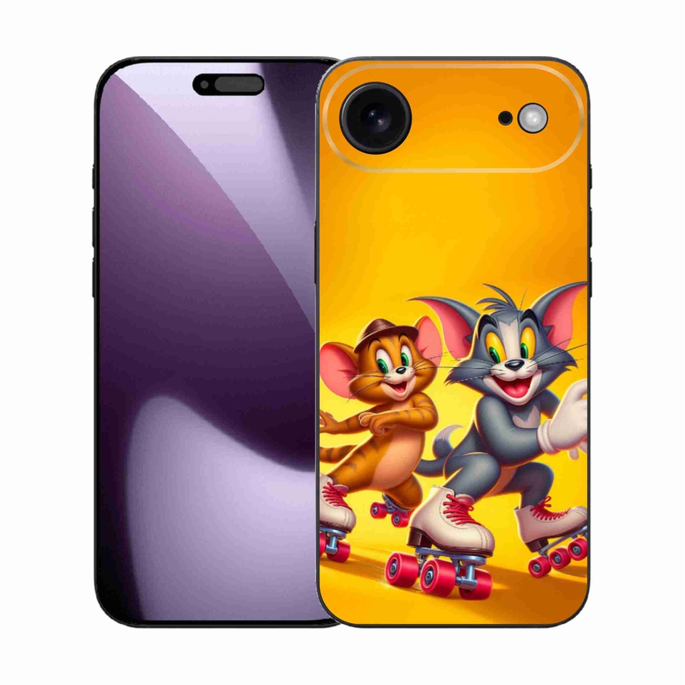 Gelový kryt mmCase na iPhone 17 Air - tom a jerry