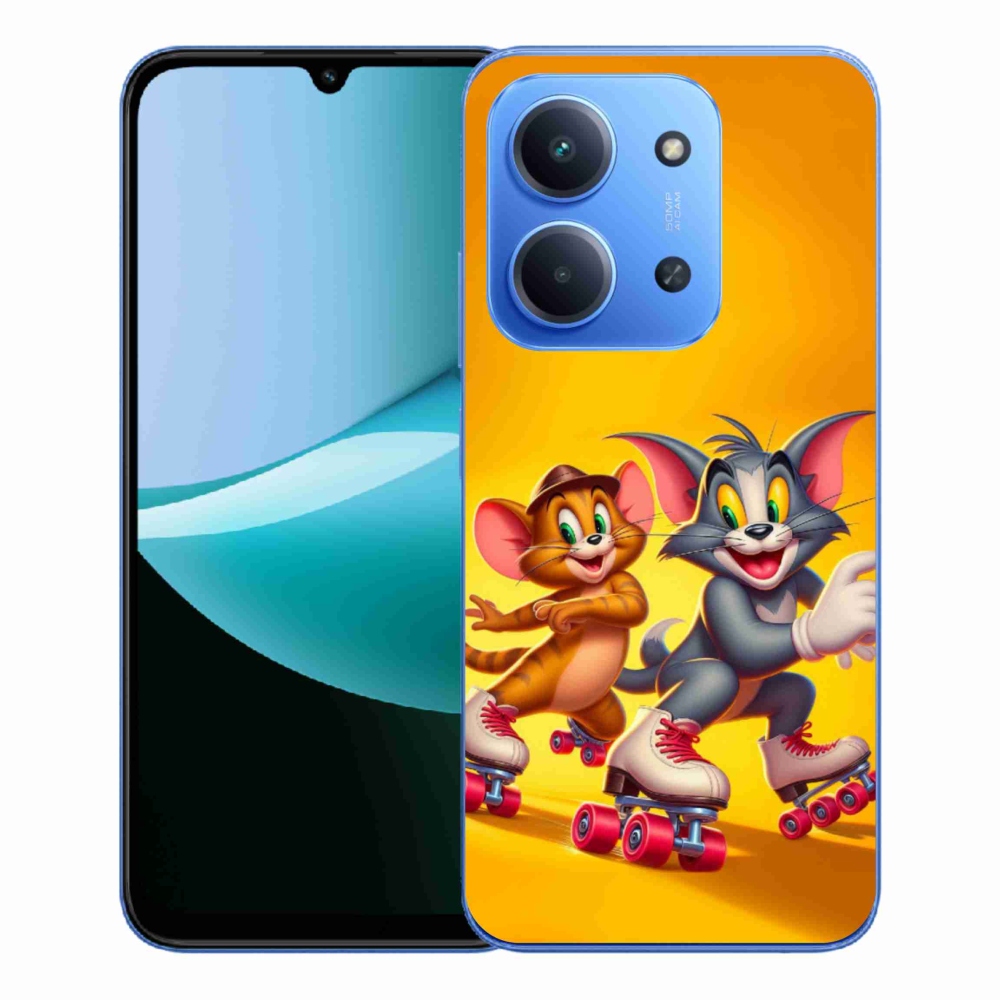 Gelový kryt mmCase na Xiaomi Redmi 15C 4G/5G (173mm) - tom a jerry
