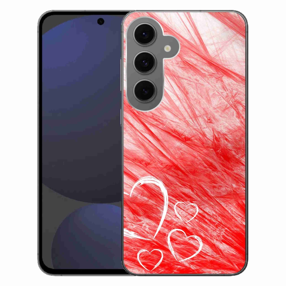Gelový kryt mmCase na Samsung Galaxy S24 FE - heart