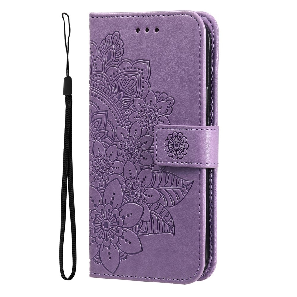 Mandala knížkové pouzdro na Samsung Galaxy A36 5G - fialové