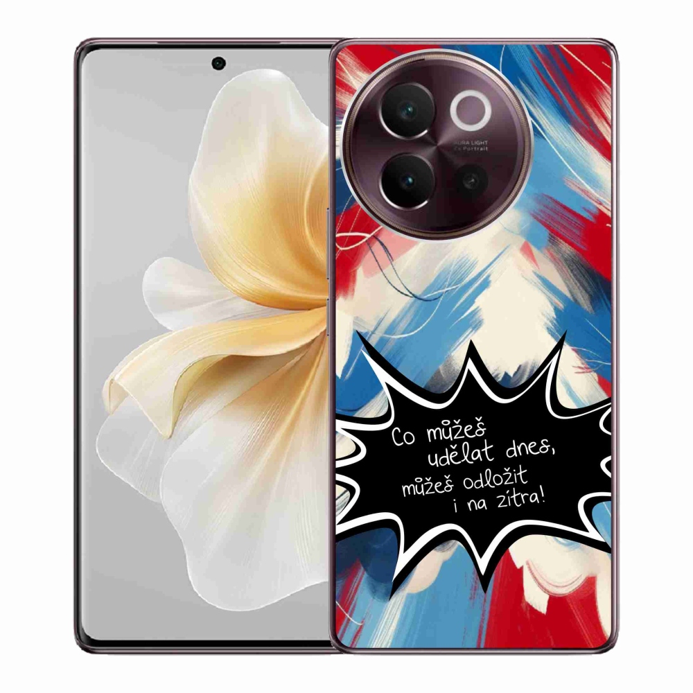 Gelový kryt mmCase na Vivo V40 Lite 5G - vtipný text 9 černé pozadí