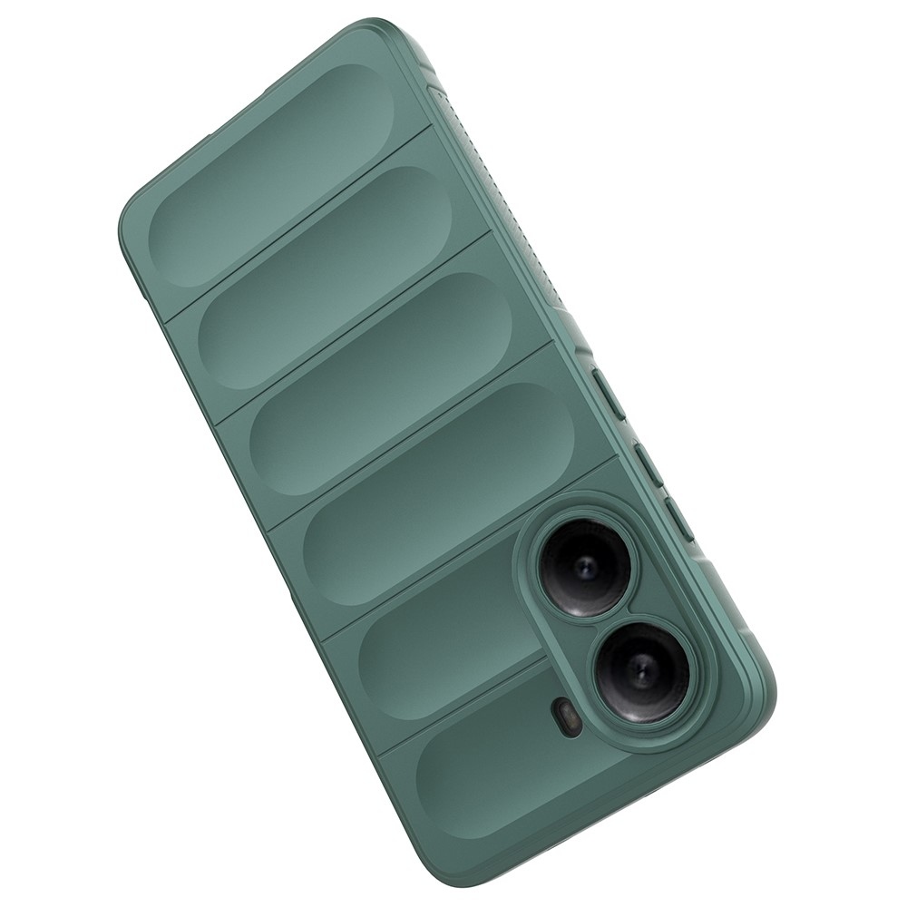 Rugg odolný gelový obal na Xiaomi Poco X7 Pro 5G - zelený
