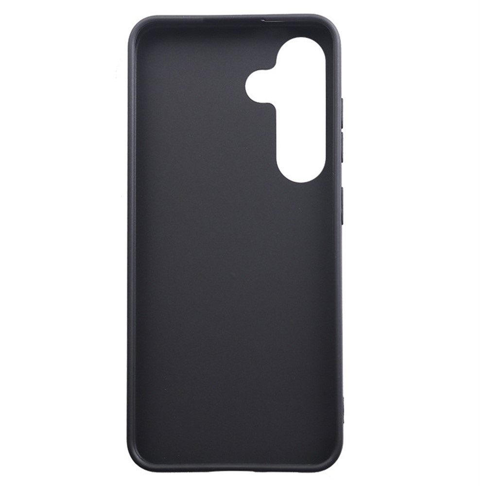 Matný gelový obal na Samsung Galaxy S25 - černý